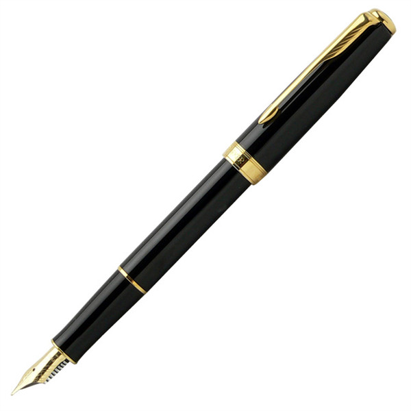 Parker Sonnet Series office Writing Business black converter classic golden Supplies Gift Metal Fountain Pen