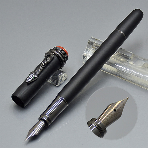 Limited edition 110th anniversary Inheritance series Matte Black Classical AU750 Snake Nib Fountain pen Luxury Rollerball pen Ballpoint pens