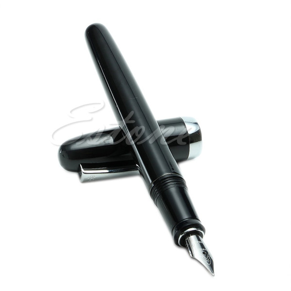 JINHAO 886 Black 18KGP Medium Nib Fountain Pen MAR29