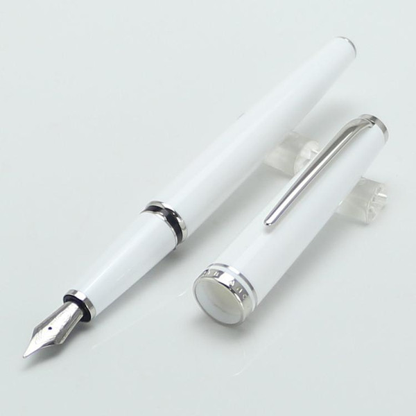 Best quality Classique Cruise collection white silver clip fountain pen business stationery school office supplies brand writing pens