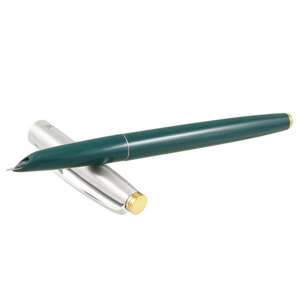 HERO Green silver tone bicoloured tube made of aluminum alloy Fountain pen