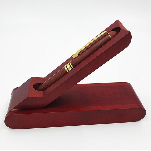 Luxury Handmade Red Wooden Fountain Pen Copper Nib Writing Pump Pen Signature Set for bussiness and school as gifts