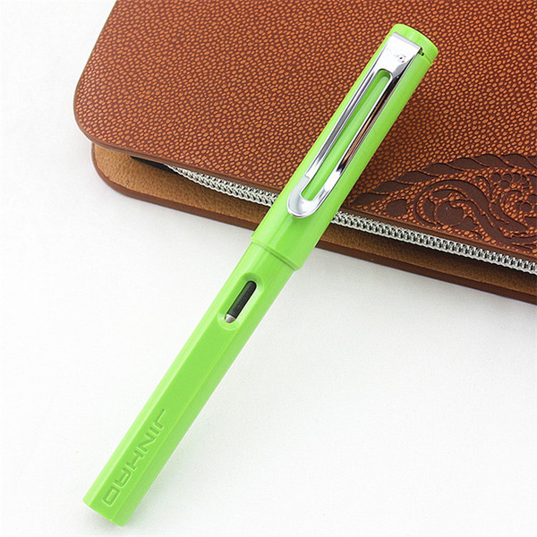 1PCS High Quality Fountain Pen green 0.5/0.38mm pen nib select Luxury Pens Office School Stationery Supplies Pens