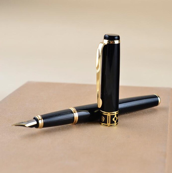 Luxury black resin roller ball-point pen monte pen fashion stationery school office supplies writing brand pen 02