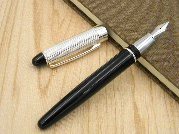 BAOER METAL new color silver Wavy stripes popular M nib classic GIFT fountain pen