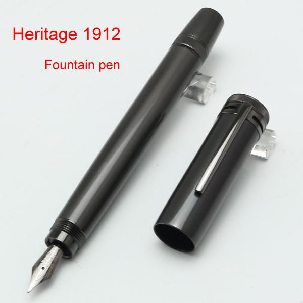 Unique design Collection Piston gray fountian pen With retractable nib movement and the piston filling mechanism