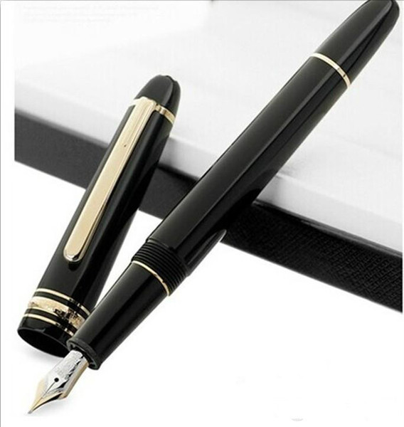 Classique M Legend black resin 145 fountain pen Elegant Unique writing ink pen 4810 14K M nib