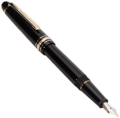 High Grade unique design bright black resin 145 serial code on pen clip mb fountain wholesale