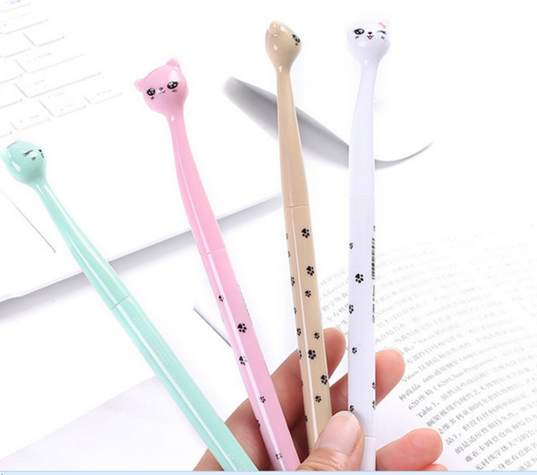 wholesale gel pens CreativeCreative stationery cute high-legged cat neutral pen learning stationery cartoon pen quality signature penGP10