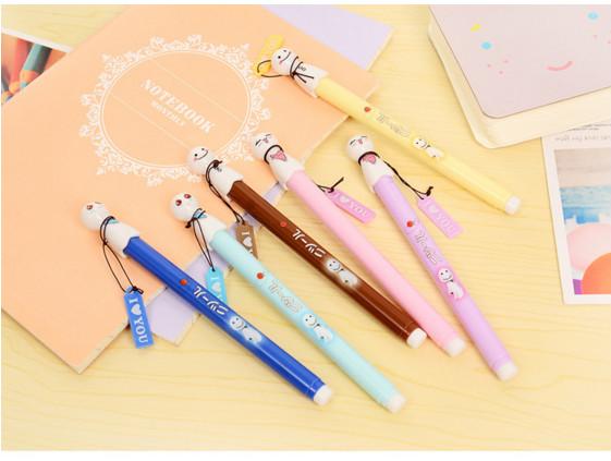 Best selling gel pens Creative Xiaoqing Qingtian Doll Neutral Pen Office Water-based Signature Pen stationery 045