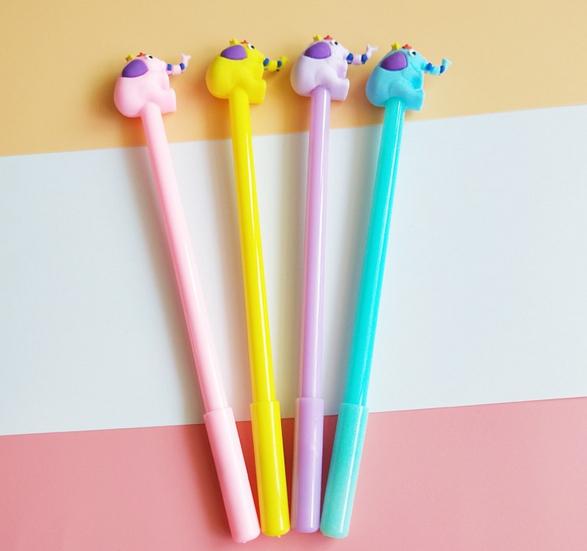 wholesale gel pens Creative stationery cute elephant modelling neutral pen small fresh animal pen signature pen395