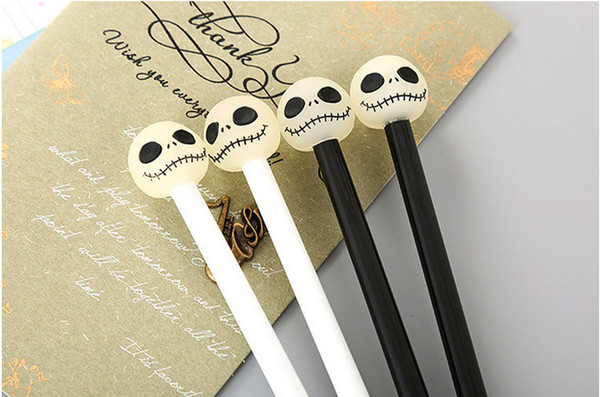 wholesale gel pens free shipping Creative Stationery Silicone Head Cartoon Neutral Pen Strange Expression Signature Pen443