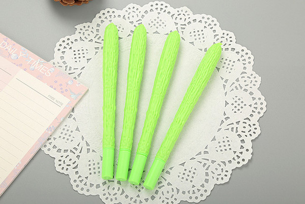 gel pens free shipping Creative Creative simulation balsam pear modelling neutral pen cute cartoon study office supplies 454