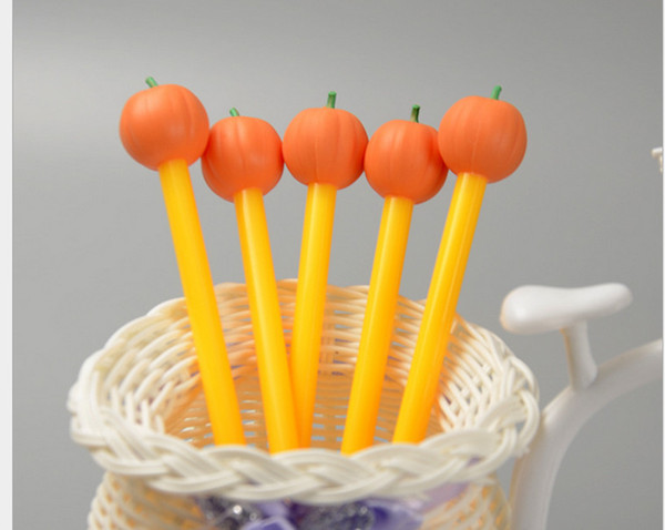 Best selling gel pens Cute Fruit and Vegetable Pumpkin Neutral Pen Korean Simple Creative Signature Pen176