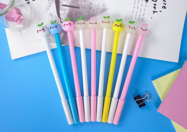 Best selling gel pens Bean Sprout Neutral Pen Jelly Neutral Pen Student Black Water Office Signature Pen345