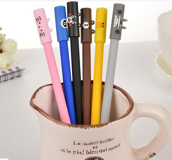 Best selling gel pens Cartoon Neutral Pen Animal Neutral Pen Creative Stationery Students Write Pen Learning Stationery234