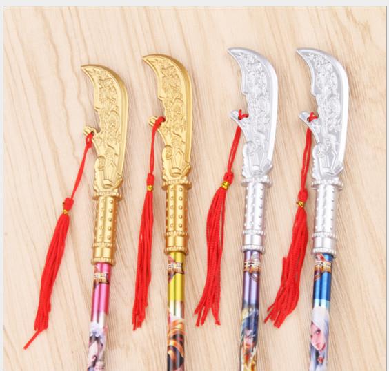 wholesale gel pens free shippingWang Zhenghong Creative Sword, Guan Yu, Wearing Knife, Imitating Gun Toy Neutral Pen36