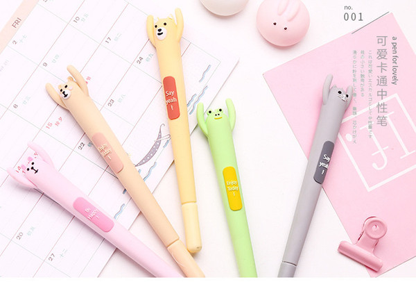 Best selling gel pens Cute cartoon neutral pen hands up signature pen student stationery 0.5mm black pen365