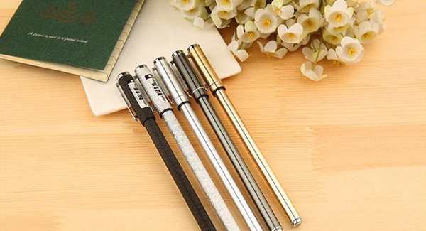 Best selling gel pens Wholesale Metal Neutral Pen Students Examination Special Pen Signature Pen Black 257