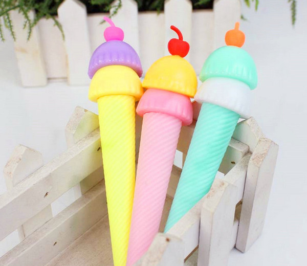 Best selling gel pens Creative Cute Ice Cream Style Colored Neutral Pen Ice Cream Cone Pen307