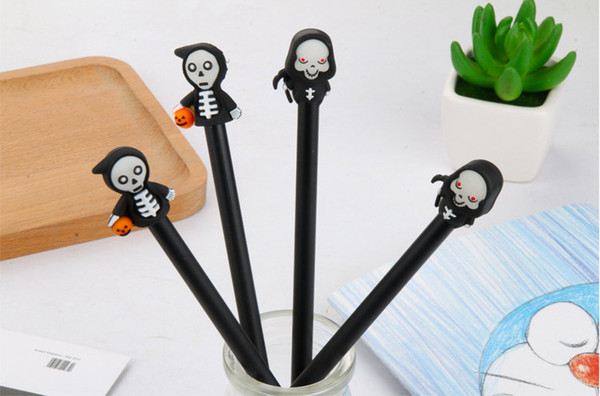 gel pens free shipping Fashionable Night Skull Neutral Pen Halloween Pumpkin Ghost Water Pen GP 429