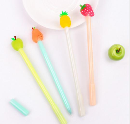 wholesale gel pens free shipping Lovely Fresh Fruit Pie Neutral Pen Full Needle Tube 0.38mm Signature PenGP35