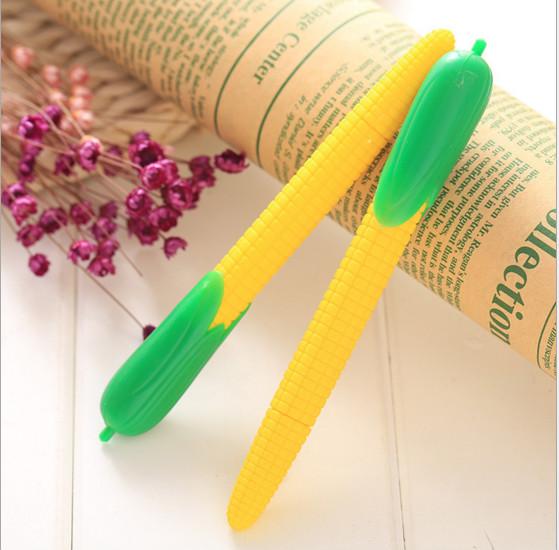 wholesale gel pens free shippingCreative Corn Molding Neutral Pen Signature Pen school suplies office GP3 4