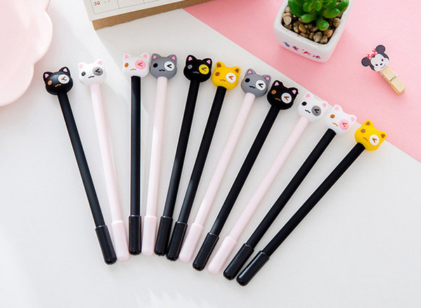 Best selling gel pens Lovely Selling Kitty Neutral Pen Korean Creative Stationery Pen ink pen 308