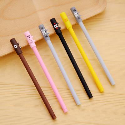 Korean Stationery Cute Spoof Creative Neutral Pen 0.5MM Small Fresh Water Pen Black Signature Pen Student Supplise Wholesale