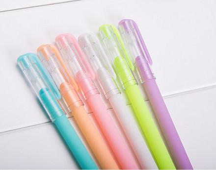 Best selling gel pens wholesale 120pcs\Lot free shippingKorea creative confectionery color small fresh water pen jelly neutral pen350