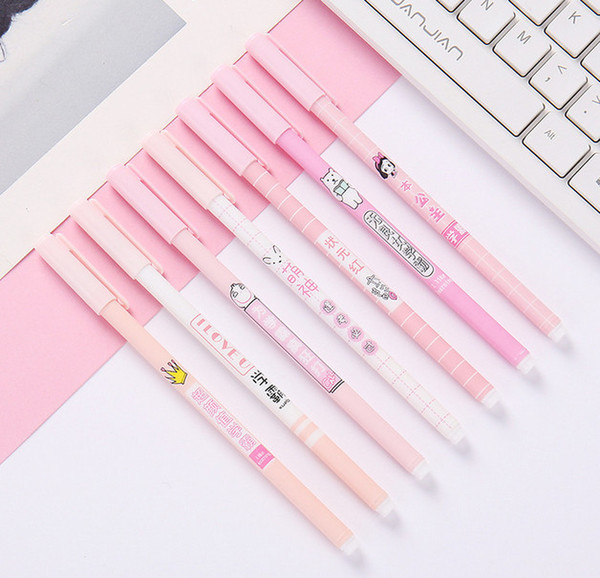 Best selling gel pen wholesale free shipping Individual Character Learning Hegemony Pink System Neutral Pen Student supplies 2-415