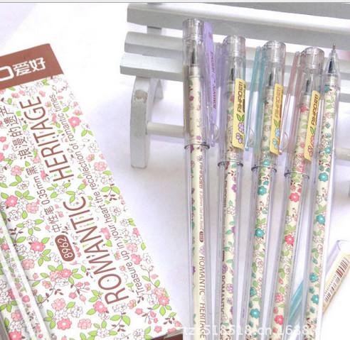 Best selling gel pen wholesale 120pcs\Lot free shipping Korean stationery creative neutral pen student fountain water pen 248