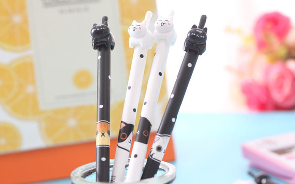 Best selling gel pen wholesale 120pcs\Lot free shippingA jumpy cat's tail, a cute cat's neutral pen133