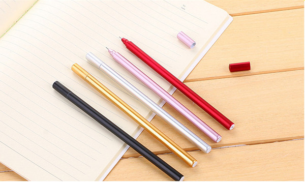 Best selling gel pens free shipping Metallic color neutral pen test stationery creative water-based pen 375