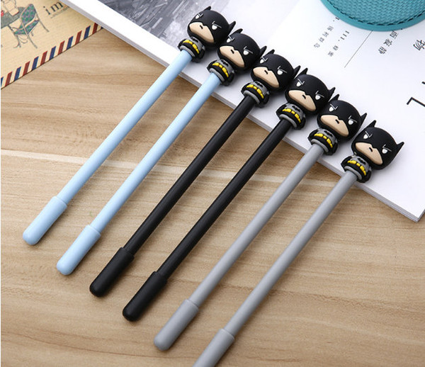 Best selling gel pen wholesale free shipping New American Hero Batman Student Gift Learning Stationery Neutral Pen2-410