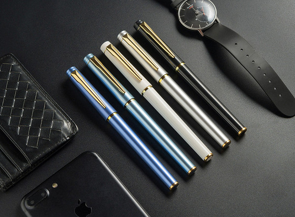 Best selling gel pens free shippingMetal color neutral pen custom-made LOGO gift multi-color signature pen plastic pen378