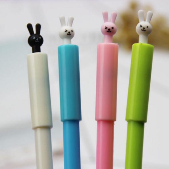 Best selling gel pen wholesale 120pcs\Lot free shipping The cartoon rabbit is easy to wipe the neutral pen210