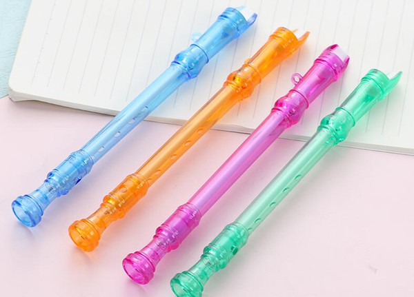 Free Shipping Wholesale Supply Korean Creative Stationery Mini Flute Style 0.38mm 16.5cm Neutral Gel Ink Pen GP270