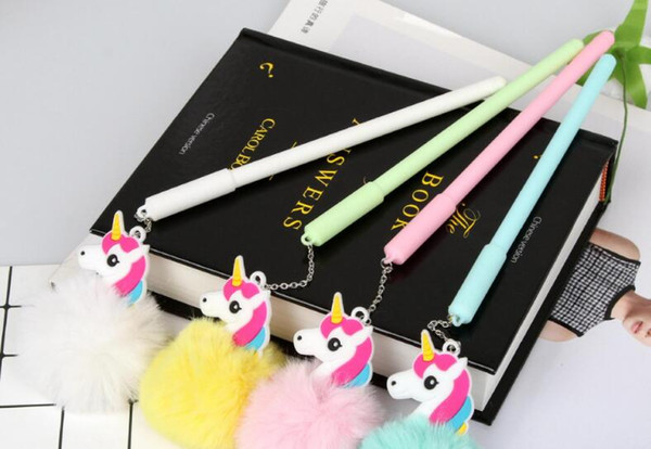 Free Shipping Discount Wholesale Price Creative Ball Unicorn 0.5mm Neutral Pen 60pcs/lot Four Colore Gel Ink Pen GP181