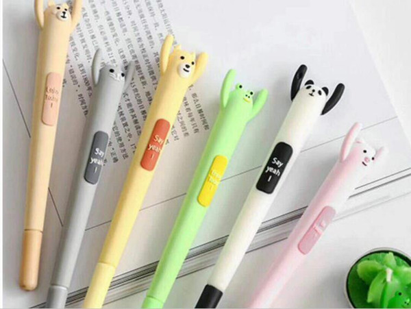 Free Shipping Wholesale Factory Cute Panda Piglet With A 0.5mm 72pcs/lot Neutral Pen Gel Ink Pen GP287