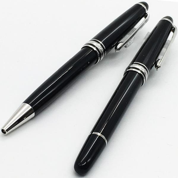 Luxury Pen #163 Classique Black Resin ballpoint pen , office suppliers mb rollerball pen with serial number 0.7mm refill