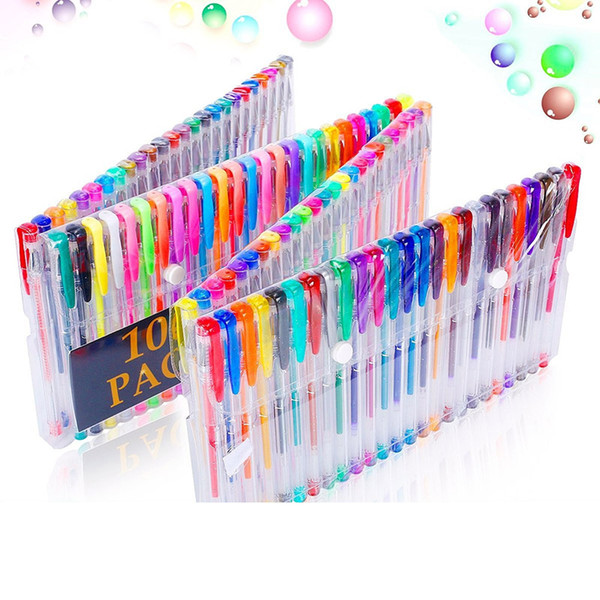 100Pcs Multi Color Gen Pen Sets Mini Multifunction Water-color Pens 0.5mm Colorful Office School Painting Drawing Stationery Pen