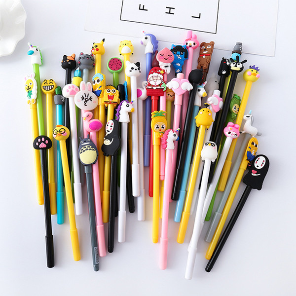 Sale Factory Direct Cute Cartoon Gel Pen Writing Pen Japan And South Korea Cartoon Writing Pen Creative School Birthday Celebration Gift