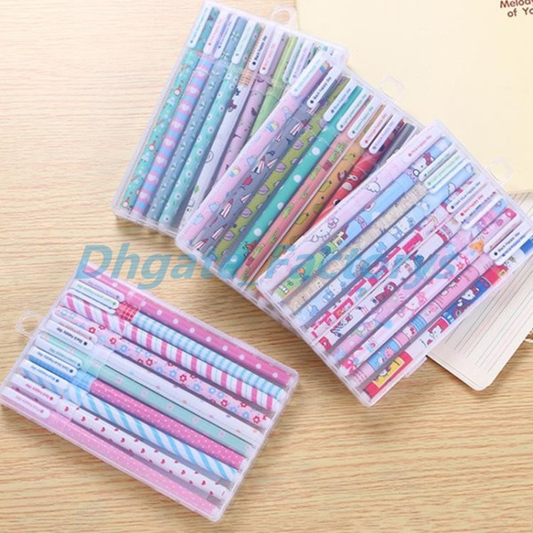 10pcs kawaii flower colorful Chancery gel pen papelaria office school supplies stationary canetas coloridas color pen