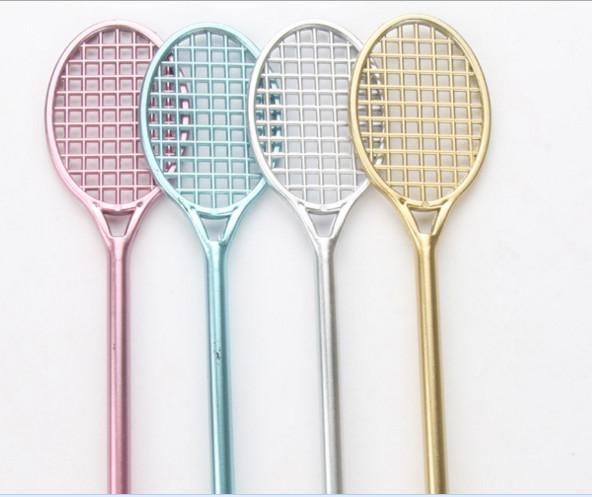 wholesale gel pens free shipping Creative Badminton Racket Neutral Pen Jacket Pen Signature water Pen GP-5