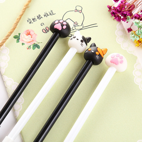 gel pen Cat claws lapices Kawaii stationary Cartoon boligrafo kalem cute stationery material escolar caneta criativa