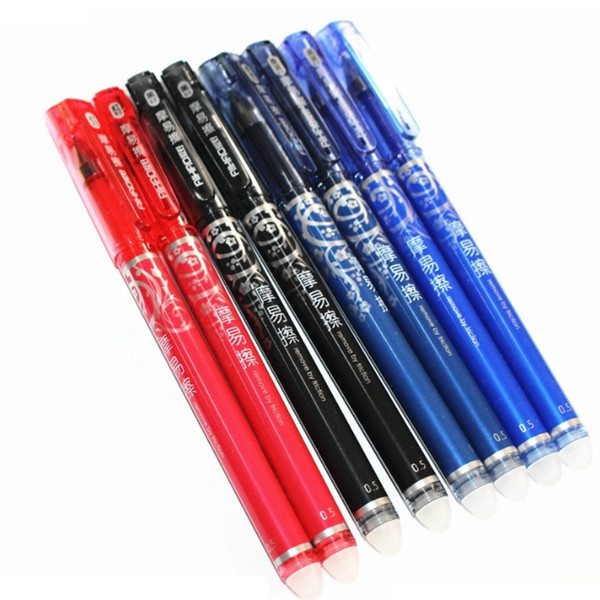 4370 0.5Mm Erasable Gel Pen Blue Dark Blue Black And Red Ink For Choose Office &School Stationery Supplies 12Pcs /Lot