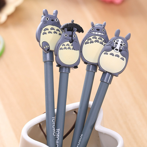 New 0.5mm Cute Kawaii Cartoon Totoro Gel pens Creative Korean Stationery For Kids Children Students Office School Supplies Marerials