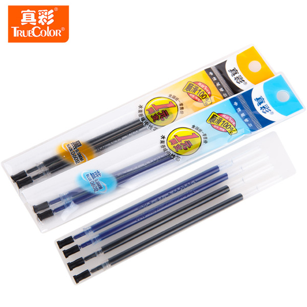 TrueColor 21pcs/lot 0.5mm Black/Blue/Red Ink Gel Pen Refills Smooth Writing School Office Students Stationery Supplies Gifts