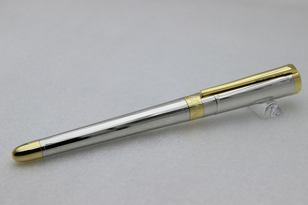 Retail and wholesale Dupont pen contemporary series of new resin Silver gold clip roller pen without pen box--Great quality